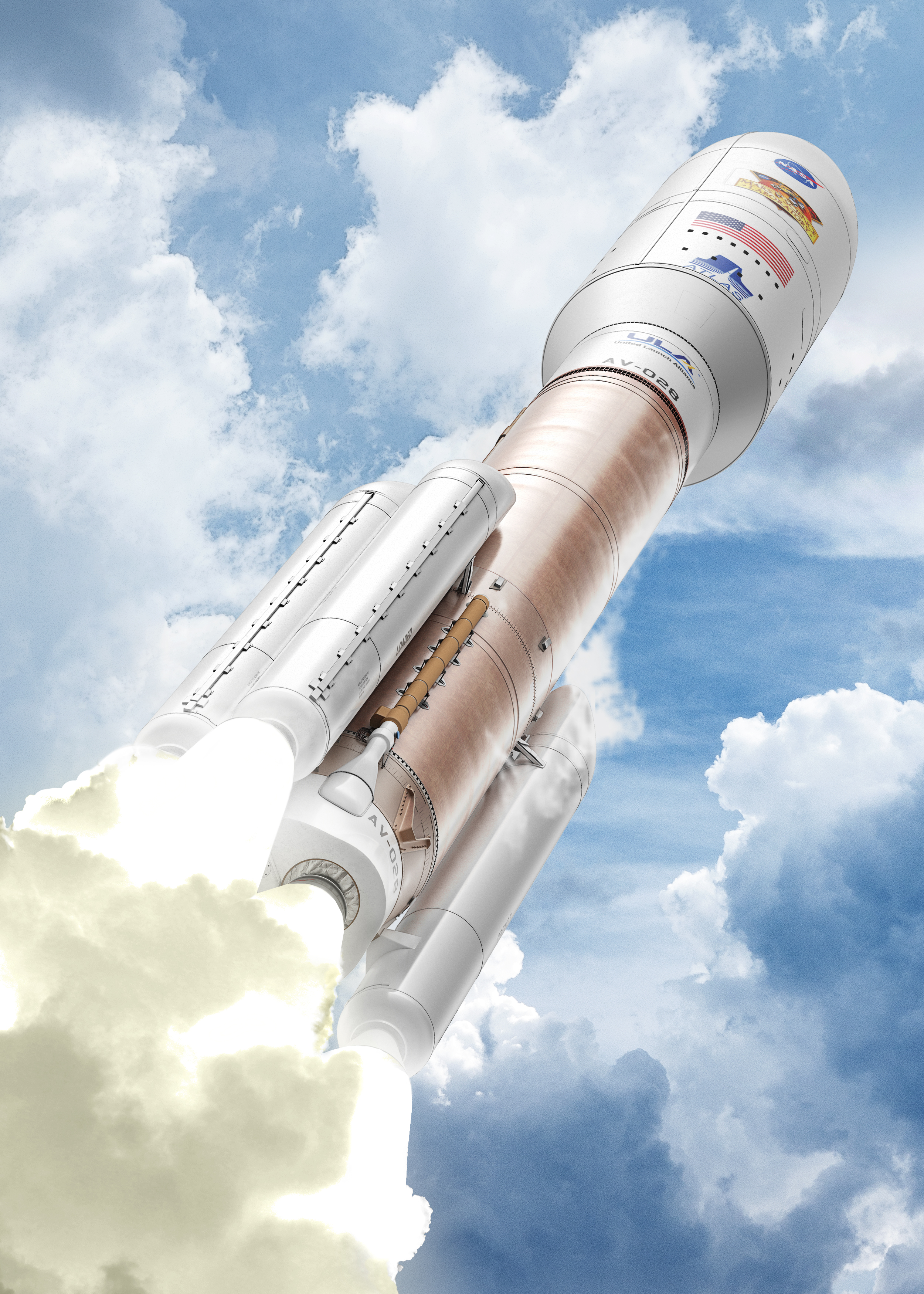 Atlas V rocket launch